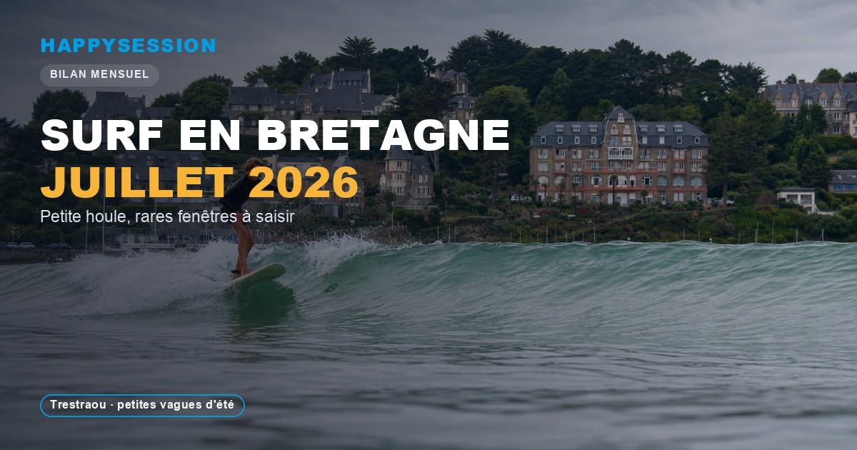 Où surfer en Bretagne en juillet 2026 ? Le bilan pour les intermédiaires et les avancés